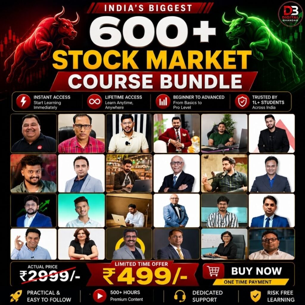 600+ STOCK MARKET PREMIUM COURSE