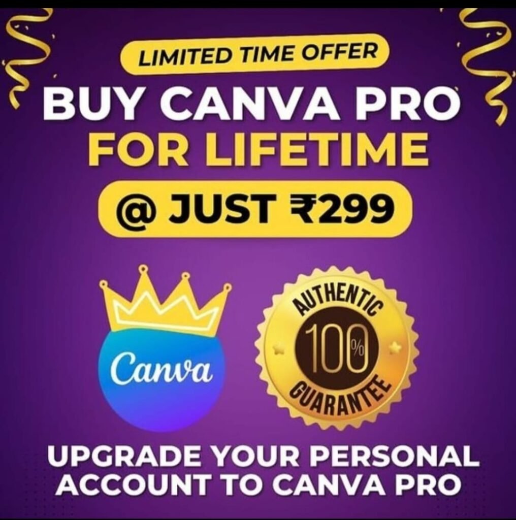 CANVA PRO LIFETIME VALIDITY